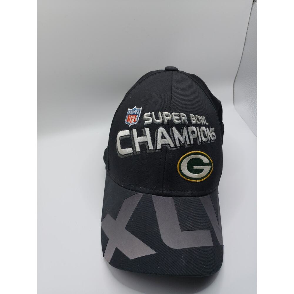 NFL Green Bay Packers Superbowl XLV Champions Fitted Hat Reebox